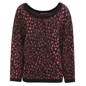 French Connection Electric Leopard Knits Sweater